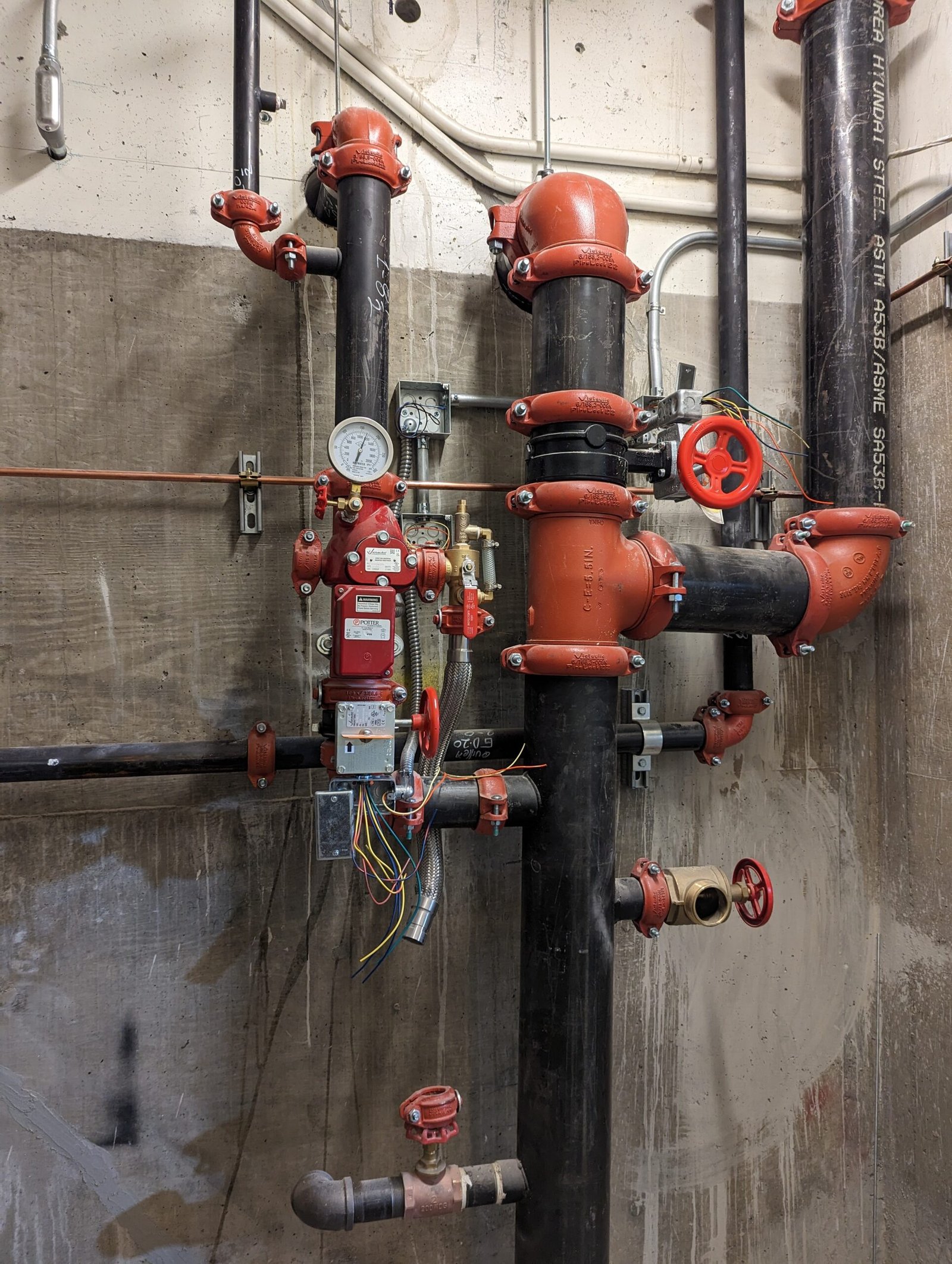 Fire Sprinkler Riser